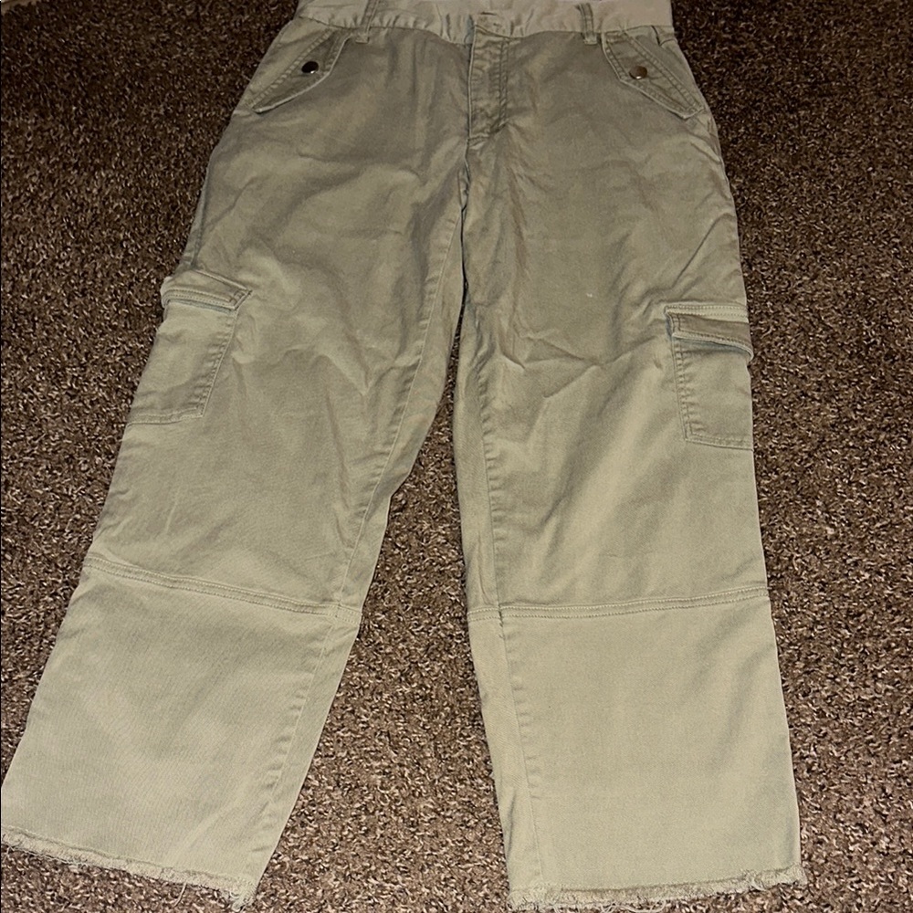 Women’s green cargo pants - Picture 3 of 5